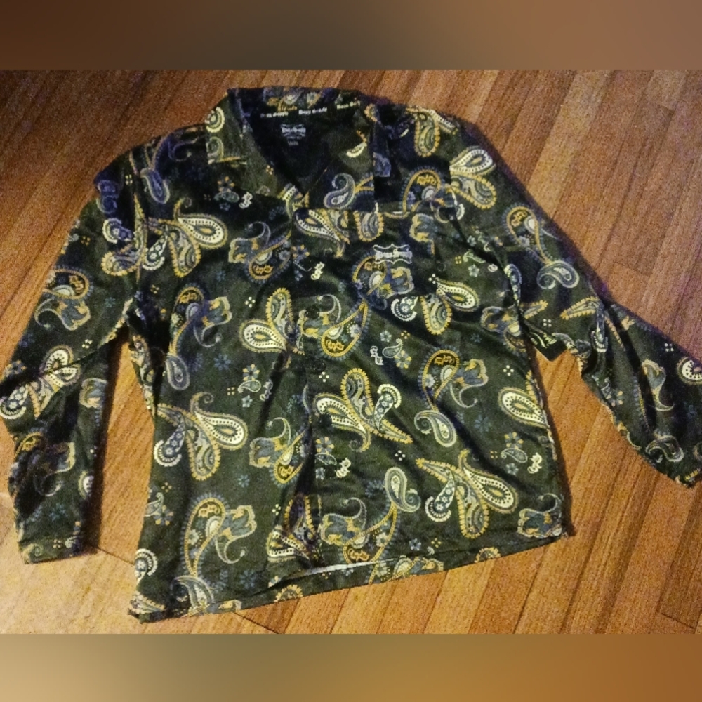 Dark blue paisley lounge set by Snoop Dogg Dogg Supply